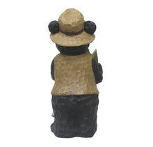 Load image into Gallery viewer, Standing Bear with Fish Welcome Sign

