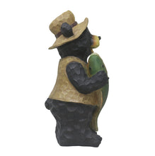 Load image into Gallery viewer, Standing Bear with Fish Welcome Sign
