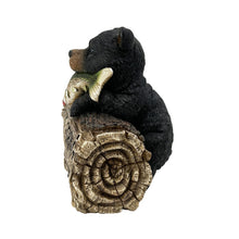 Load image into Gallery viewer, Black Bear W/Gone Fishing Sign
