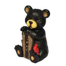 Load image into Gallery viewer, Bear Sitting Holding Welcome Sign
