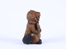 Load image into Gallery viewer, Beaver Holding A Welcome Sign
