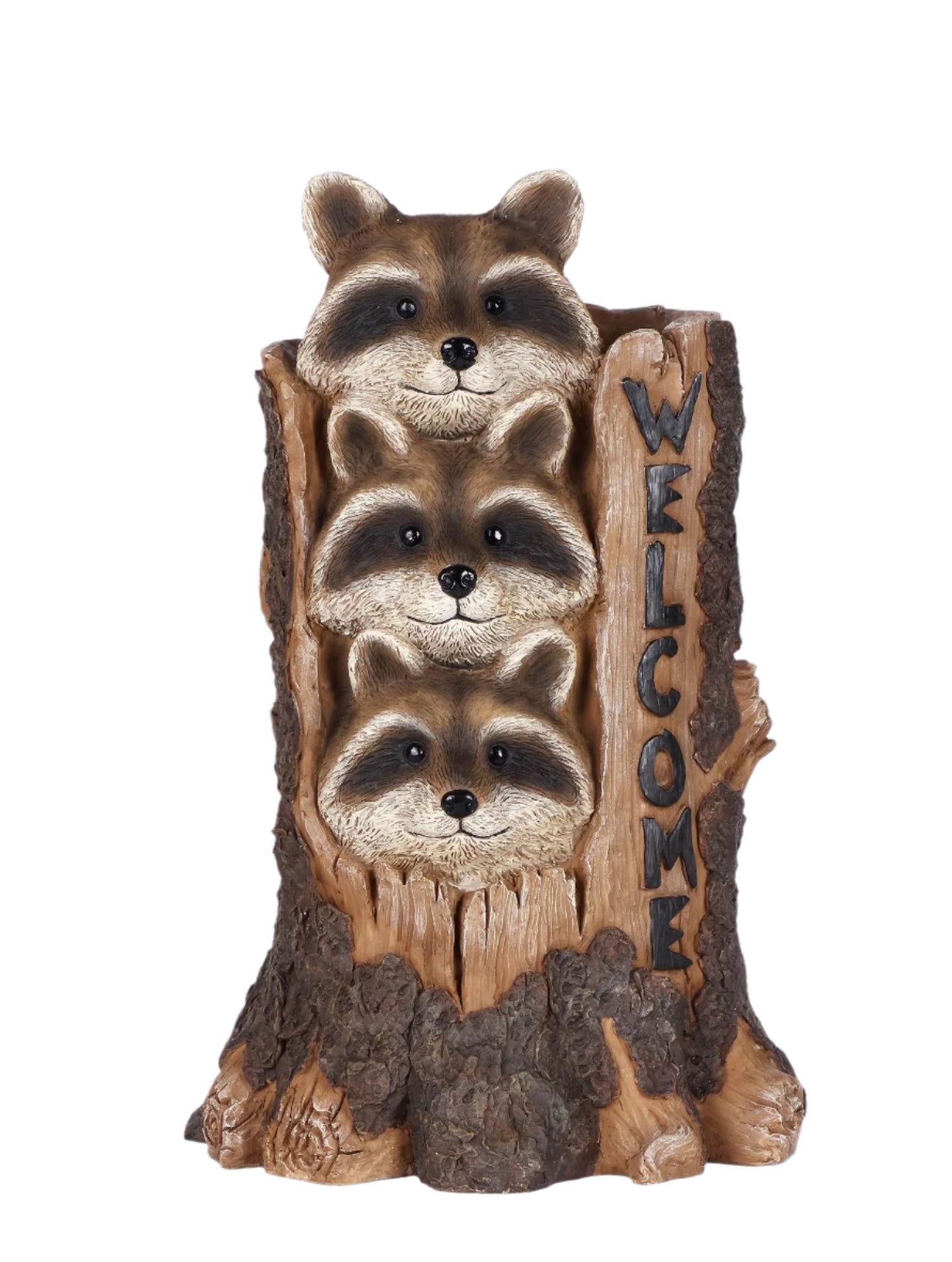 Stacking Raccoon Welcome Sign (Hi-Line Exclusive)