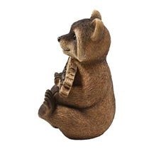 Load image into Gallery viewer, Raccoon Sitting Holding Welcome Sign
