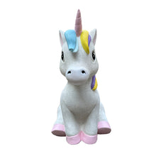 Load image into Gallery viewer, 17.8&quot; H Unicorn Polyesin Statue
