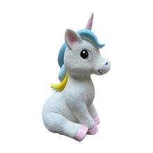 Load image into Gallery viewer, 17.8&quot; H Unicorn Polyesin Statue
