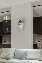 Load image into Gallery viewer, Wolf Head Sculpture Wall Hanging Ornament
