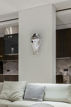 Load image into Gallery viewer, Wolf Head Sculpture Wall Hanging Ornament
