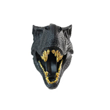 Load image into Gallery viewer, Dinosaur Head Sculpture Black Color Wall Mounted Ornament
