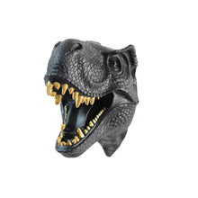 Load image into Gallery viewer, Dinosaur Head Sculpture Black Color Wall Mounted Ornament
