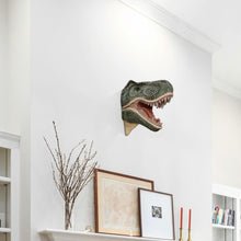 Load image into Gallery viewer, Dinosaur Head Sculpture Wall Mounted Ornament

