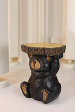 Load image into Gallery viewer, Bear Statue Plant Stand w/Solar Light
