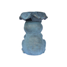 Load image into Gallery viewer, Frog Garden Statue Plant Stand w/Solar Light
