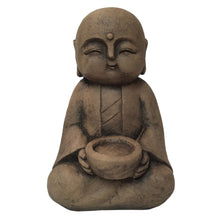 Load image into Gallery viewer, Sitting Lucky Japanese Jizo with Bowl
