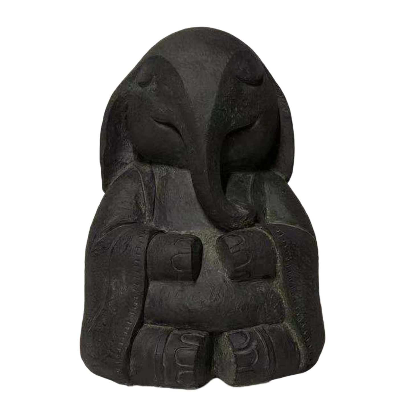 Black Zen Elephant Buddha