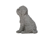Load image into Gallery viewer, Tranquil Guardian Curled Sitting Dog Memorial Statue
