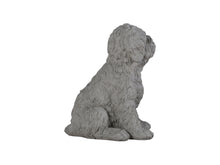Load image into Gallery viewer, Tranquil Guardian Curled Sitting Dog Memorial Statue
