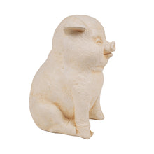 Load image into Gallery viewer, Serene Oinker Classic Curled Sitting Pig Statue
