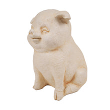 Load image into Gallery viewer, Serene Oinker Classic Curled Sitting Pig Statue
