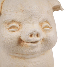 Load image into Gallery viewer, Serene Oinker Classic Curled Sitting Pig Statue
