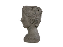 Load image into Gallery viewer, 77132-B - Elegante Petite Woman Head Plant Stand Statue
