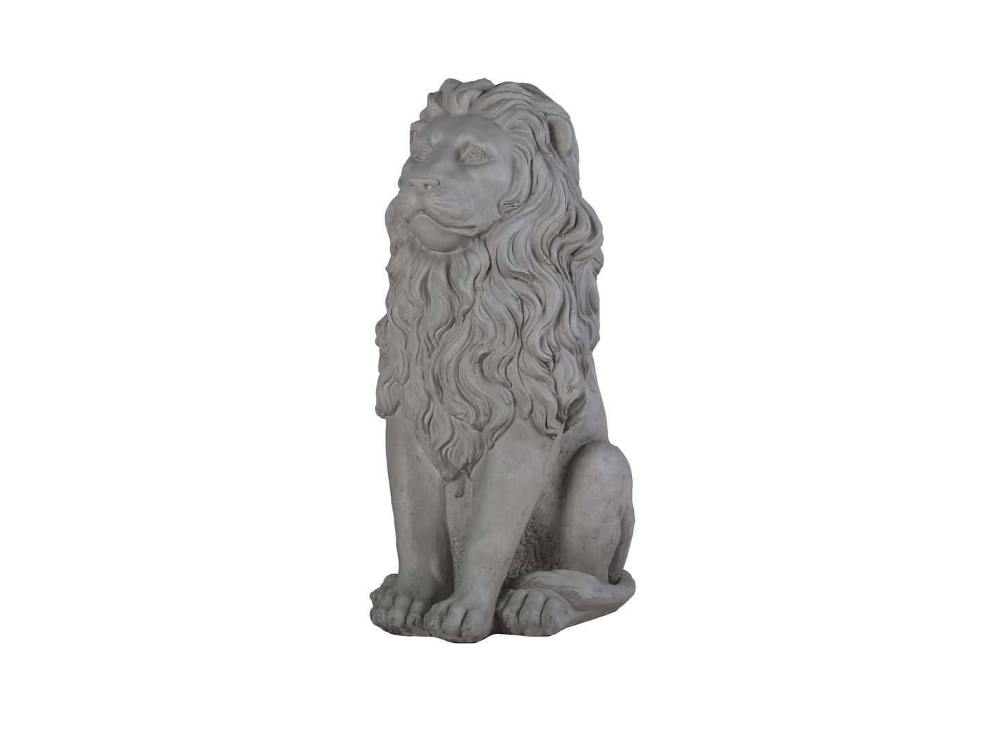 Majestic Guardian Sitting Lion Statue