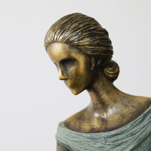 Load image into Gallery viewer, Lady in Tulip Dress Bird Feeder Statue
