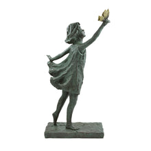 Load image into Gallery viewer, Girl with Butterfly Sculpture
