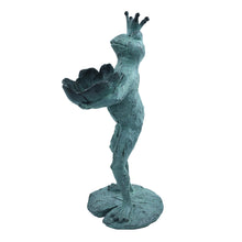 Load image into Gallery viewer, Frog Prince Bird Feeder
