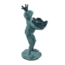 Load image into Gallery viewer, Frog Prince Bird Feeder
