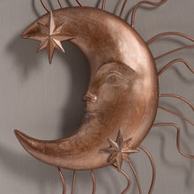 Load image into Gallery viewer, Sun &amp; Moon Wall Art 2 Pcs Set Resin Wall Hanging Decor
