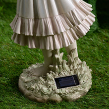 Load image into Gallery viewer, Girl Holding Butterfly Lighted Garden Statue Solar Powered LEDs
