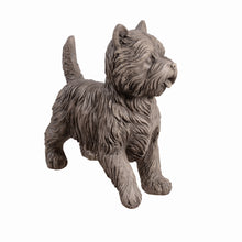 Load image into Gallery viewer, Cairn Terrier Garden Statue Gray Life Size Home Yard Decor
