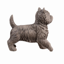 Load image into Gallery viewer, Cairn Terrier Garden Statue Gray Life Size Home Yard Decor
