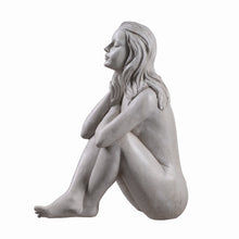Load image into Gallery viewer, Thinking Lady Sculpture Resin Garden Statue

