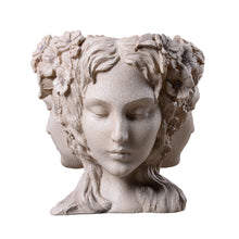 Load image into Gallery viewer, Lady Head Bust Flower Planter Plant Pot
