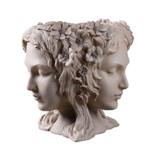 Load image into Gallery viewer, Lady Head Bust Flower Planter Plant Pot

