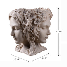 Load image into Gallery viewer, Lady Head Bust Flower Planter Plant Pot
