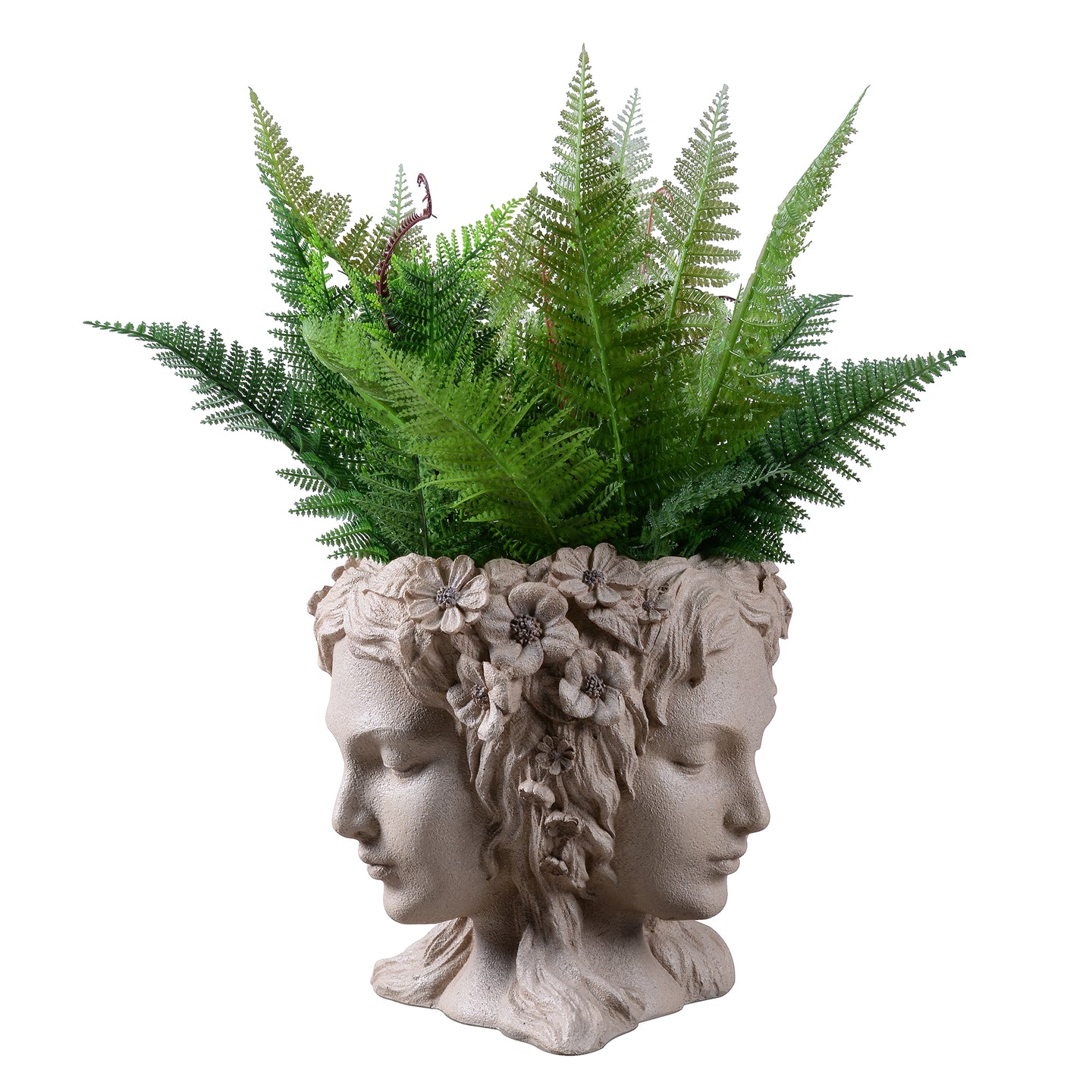 Lady Head Bust Flower Planter Plant Pot