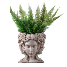 Load image into Gallery viewer, Lady Head Bust Flower Planter Plant Pot
