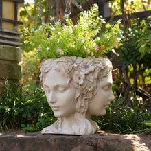 Load image into Gallery viewer, Lady Head Bust Flower Planter Plant Pot
