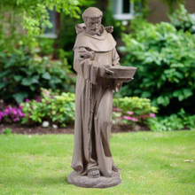 Load image into Gallery viewer, St Francis Of Assisi Birdbath Garden Statue
