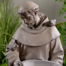 Load image into Gallery viewer, St Francis Of Assisi Birdbath Garden Statue
