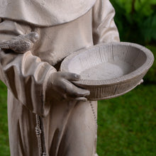 Load image into Gallery viewer, St Francis Of Assisi Birdbath Garden Statue
