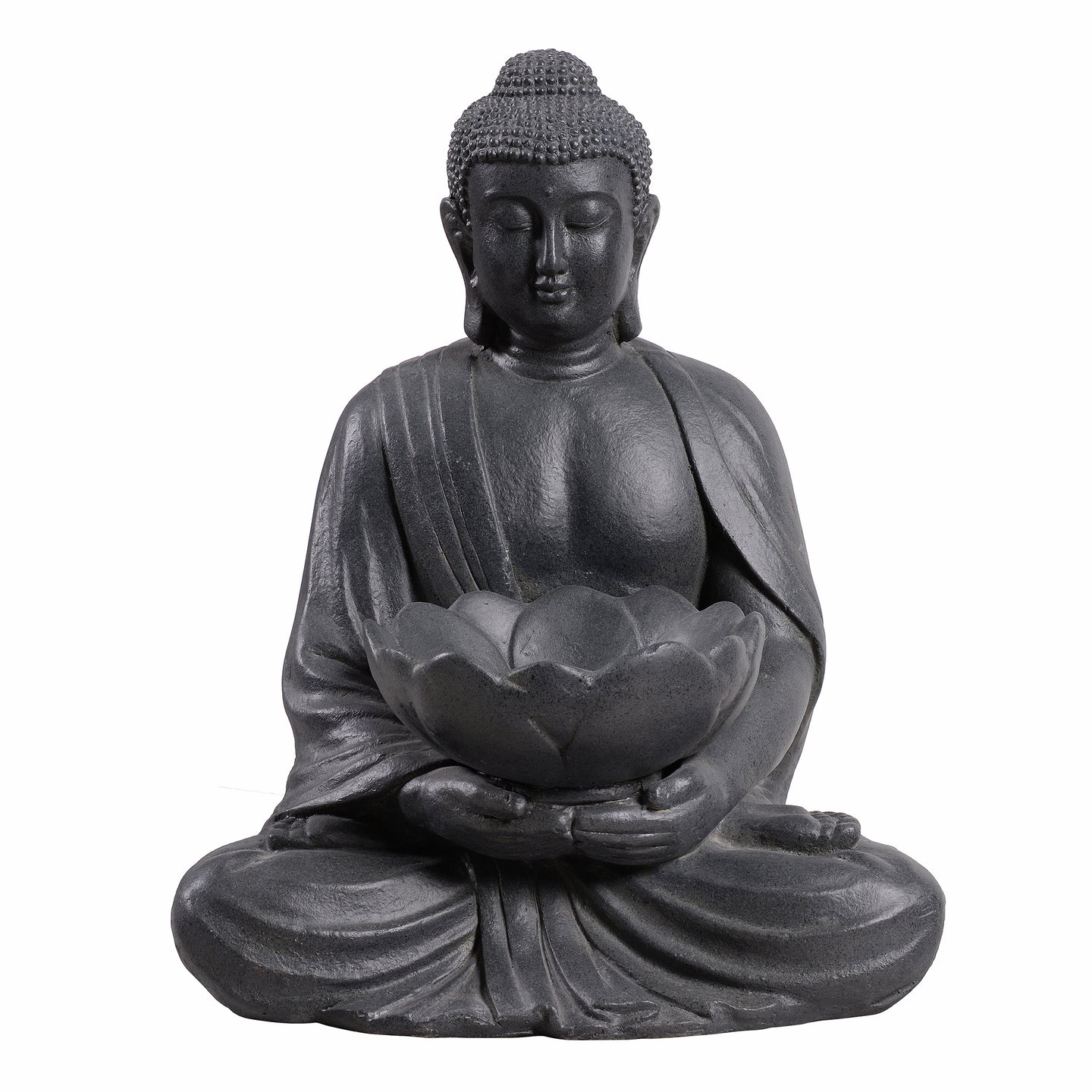 Meditating Buddha With Lotus Planter