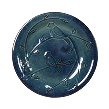 Load image into Gallery viewer, Ceramic Birdbath - Ocean Blue Serenity
