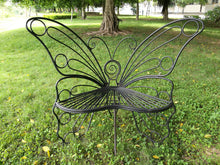 Load image into Gallery viewer, Antique Black Butterfly Chair
