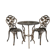 Load image into Gallery viewer, Bronze Rose Bistro 3 Pc Set
