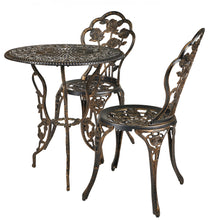 Load image into Gallery viewer, Bronze Rose Bistro 3 Pc Set
