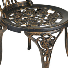 Load image into Gallery viewer, Bronze Rose Bistro 3 Pc Set
