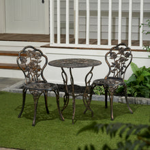 Load image into Gallery viewer, Bronze Rose Bistro 3 Pc Set
